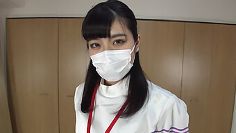 Asian Nurse Gets Creampied In Doggy Style